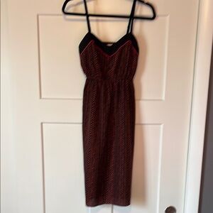 Pink Ruched Sheath Midi Dress Spaghetti Strap